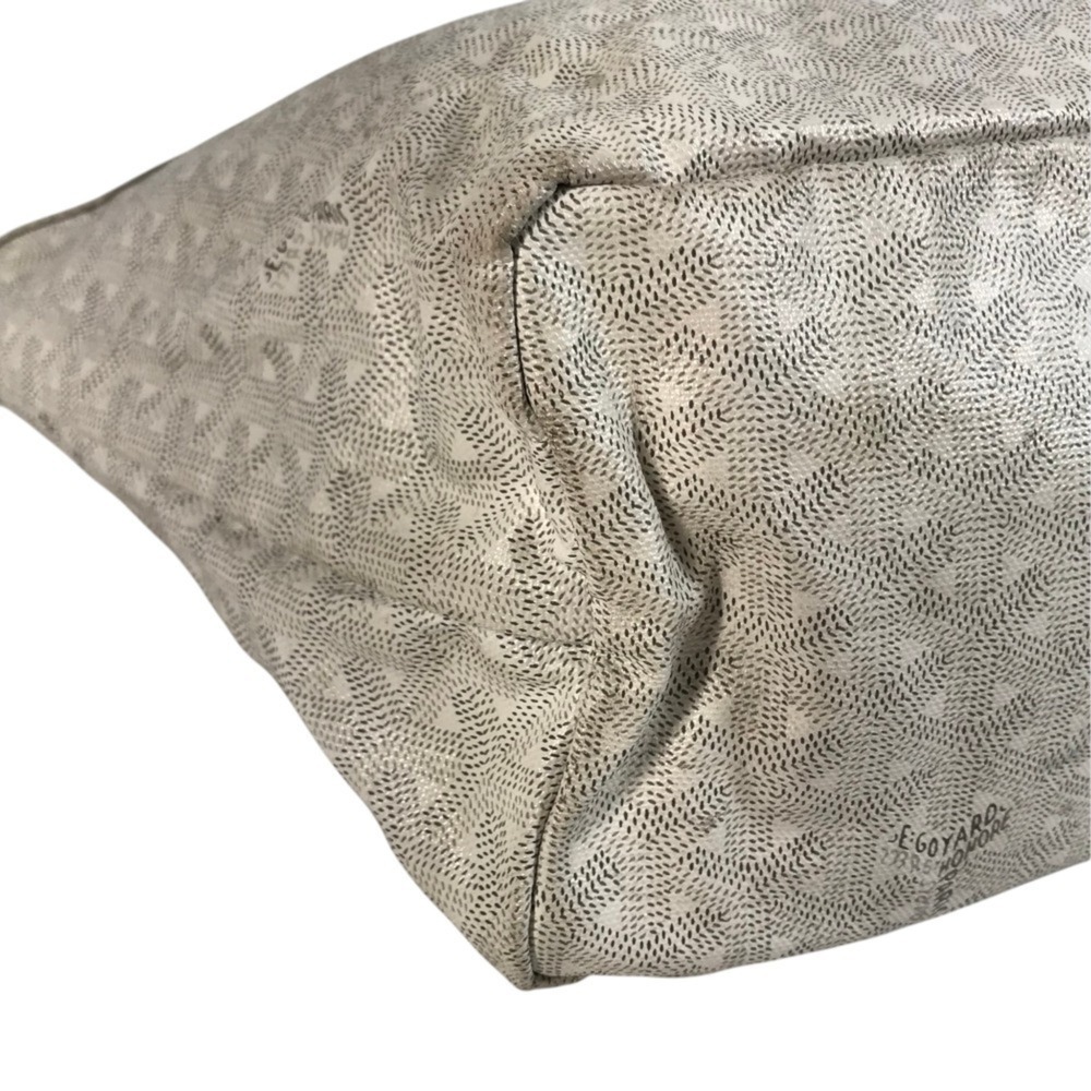 GOYARD Saint Louis PM Shoulder Bag, Tote Leather, Women's, White - Picture 7 of 16